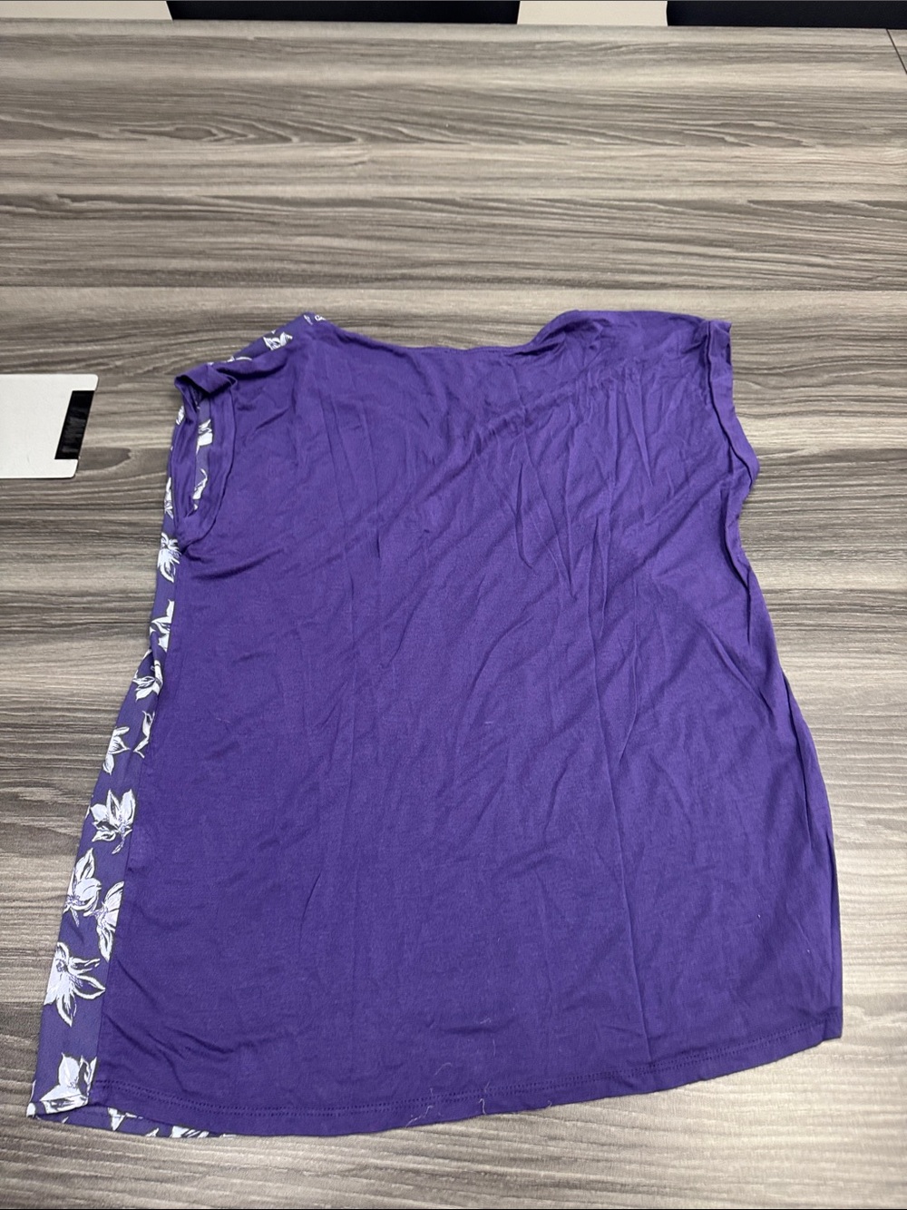 Papermoon Purple Floral Sleeveless Camisole Top - Picture 8 of 8